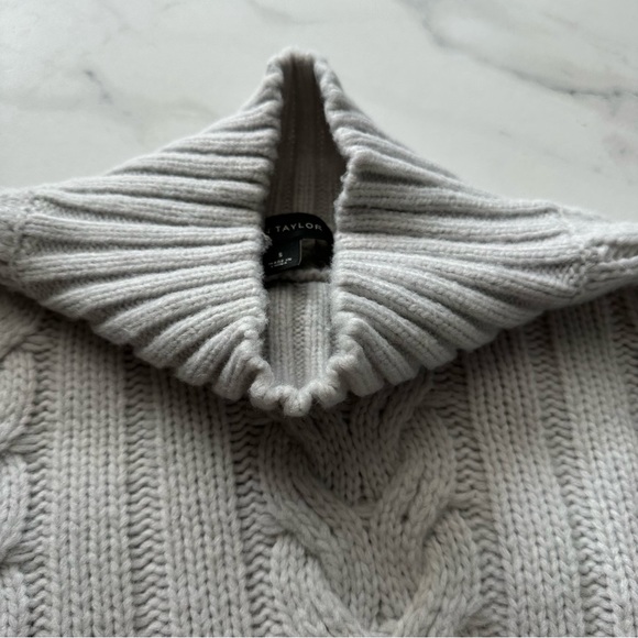 Ann Taylor Turtleneck Cable Sweater - Picture 2 of 2